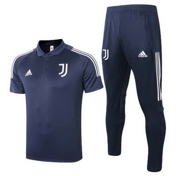 Polo Conjunto Completo Juventus 2020-21 Azul Marino